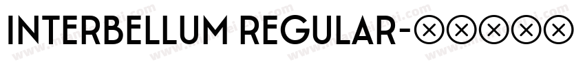 Interbellum Regular字体转换